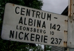 Het ANWB bord wijst de weg
